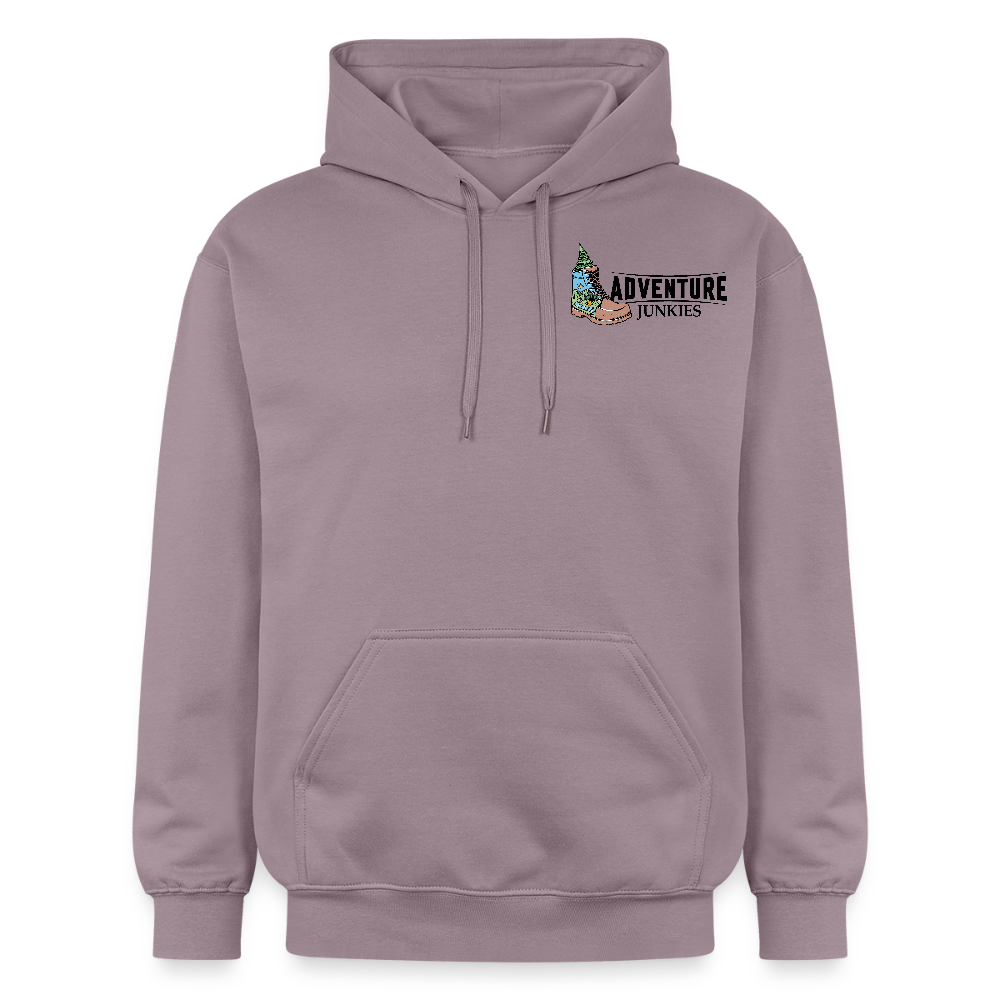 Adult  Unisex Midweight Hoodie - purple-grey 