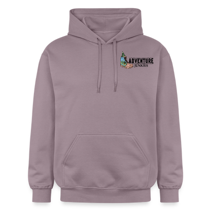 Adult  Unisex Midweight Hoodie - purple-grey 