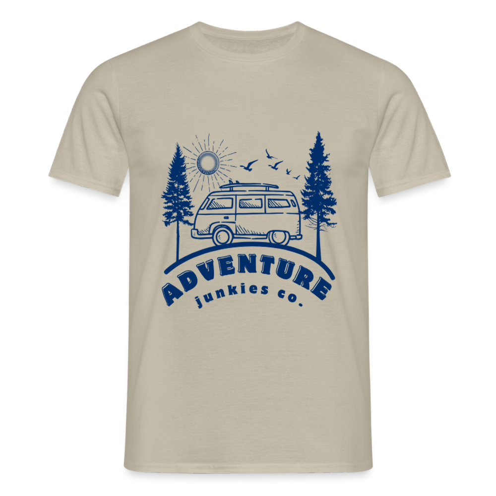 Men's Camping T-Shirt - sand beige