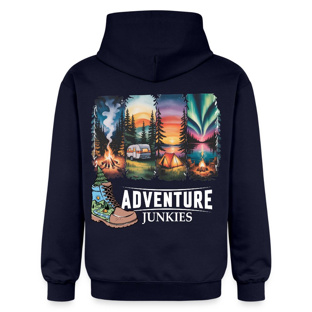 Unisex Midweight Hoodie - navy