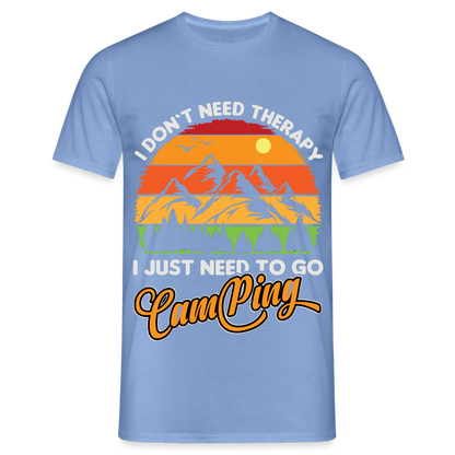 Men's Camping T-Shirt - carolina blue