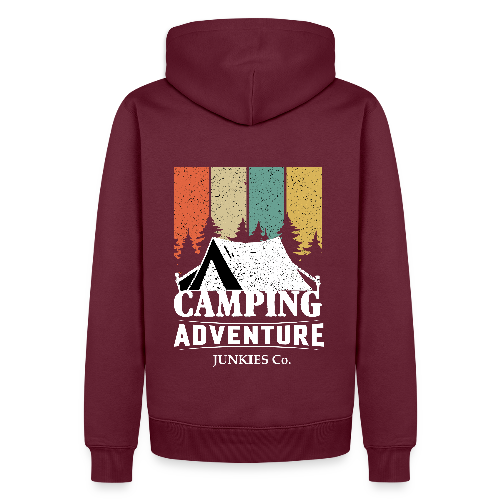 Men’s Premium Camping  Hoodie - burgundy