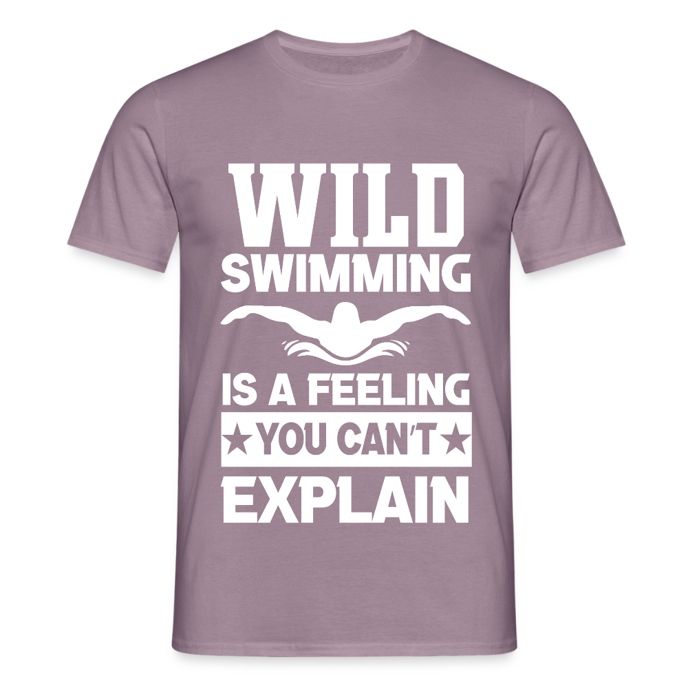 Men's T-Shirt - purple-grey 