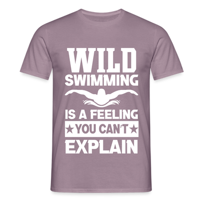 Men's T-Shirt - purple-grey 