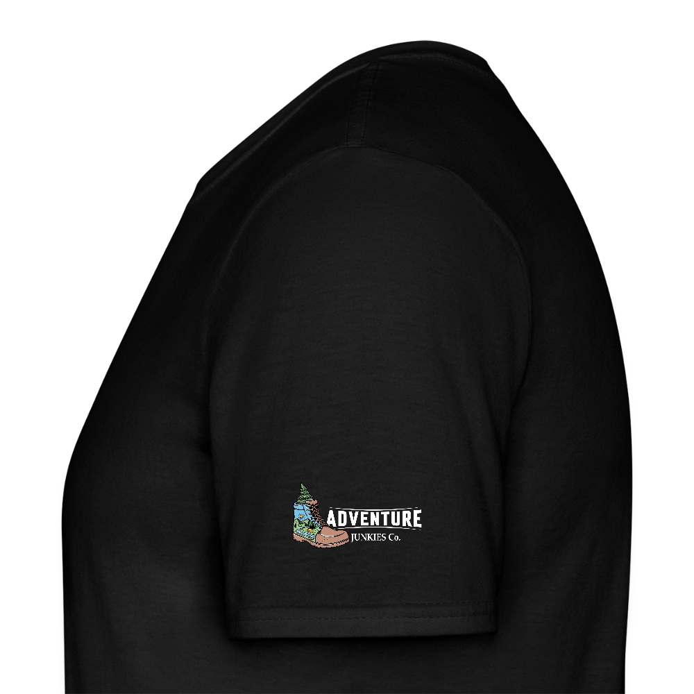 Men's Hiking & Walking T-Shirt - black
