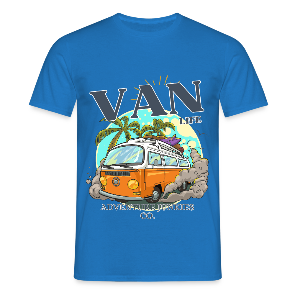 Men's  Camping T-Shirt - royal blue