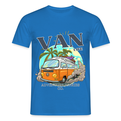Men's  Camping T-Shirt - royal blue