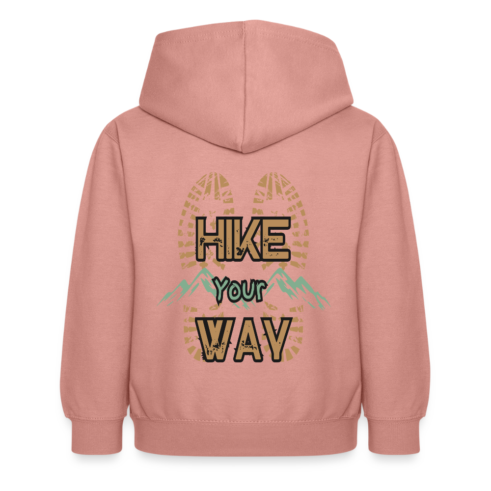 Children's  Unisex Hoodie - dusky rose