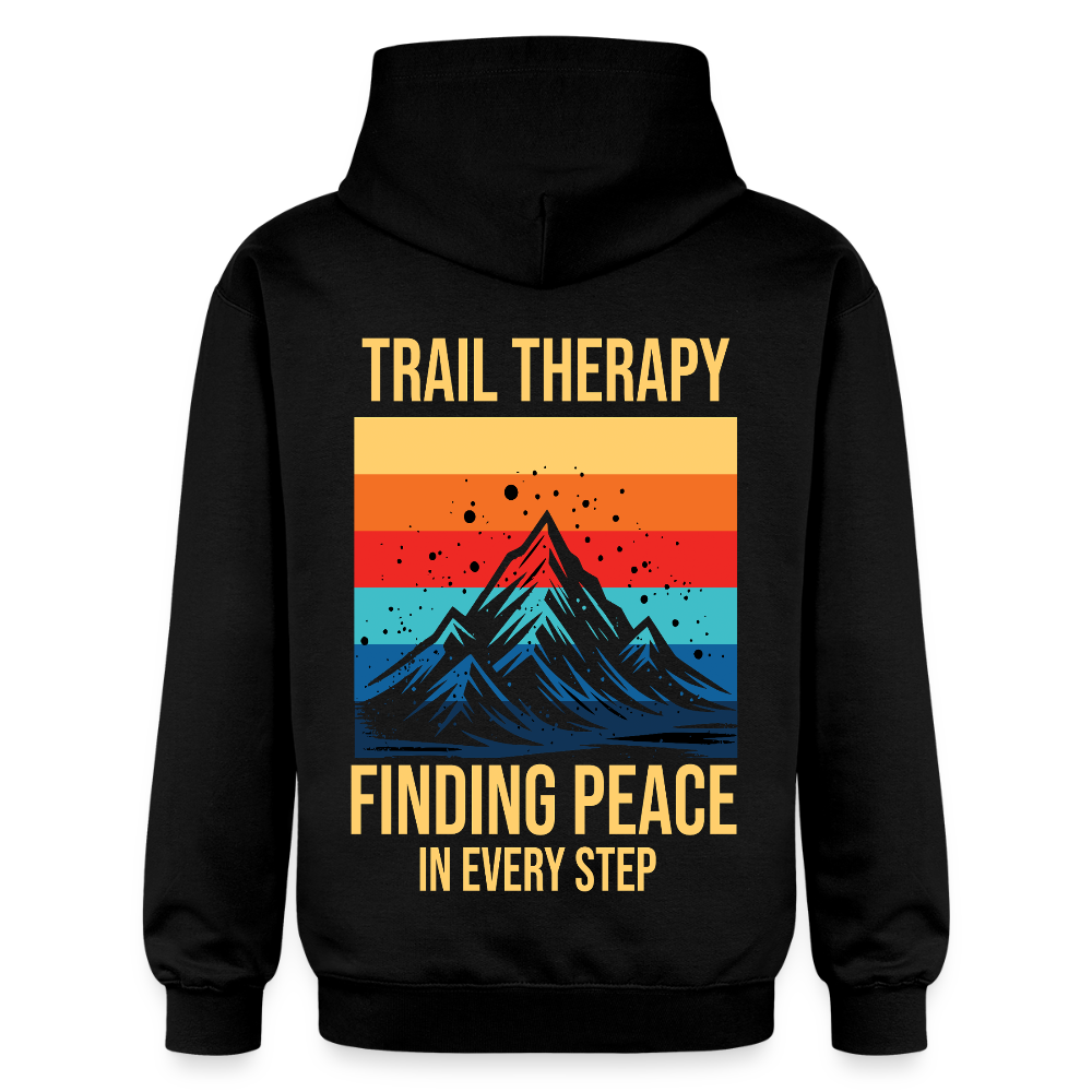 Adult Unisex Midweight Hoodie - black