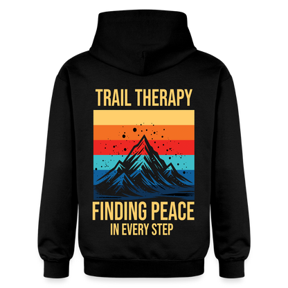 Adult Unisex Midweight Hoodie - black
