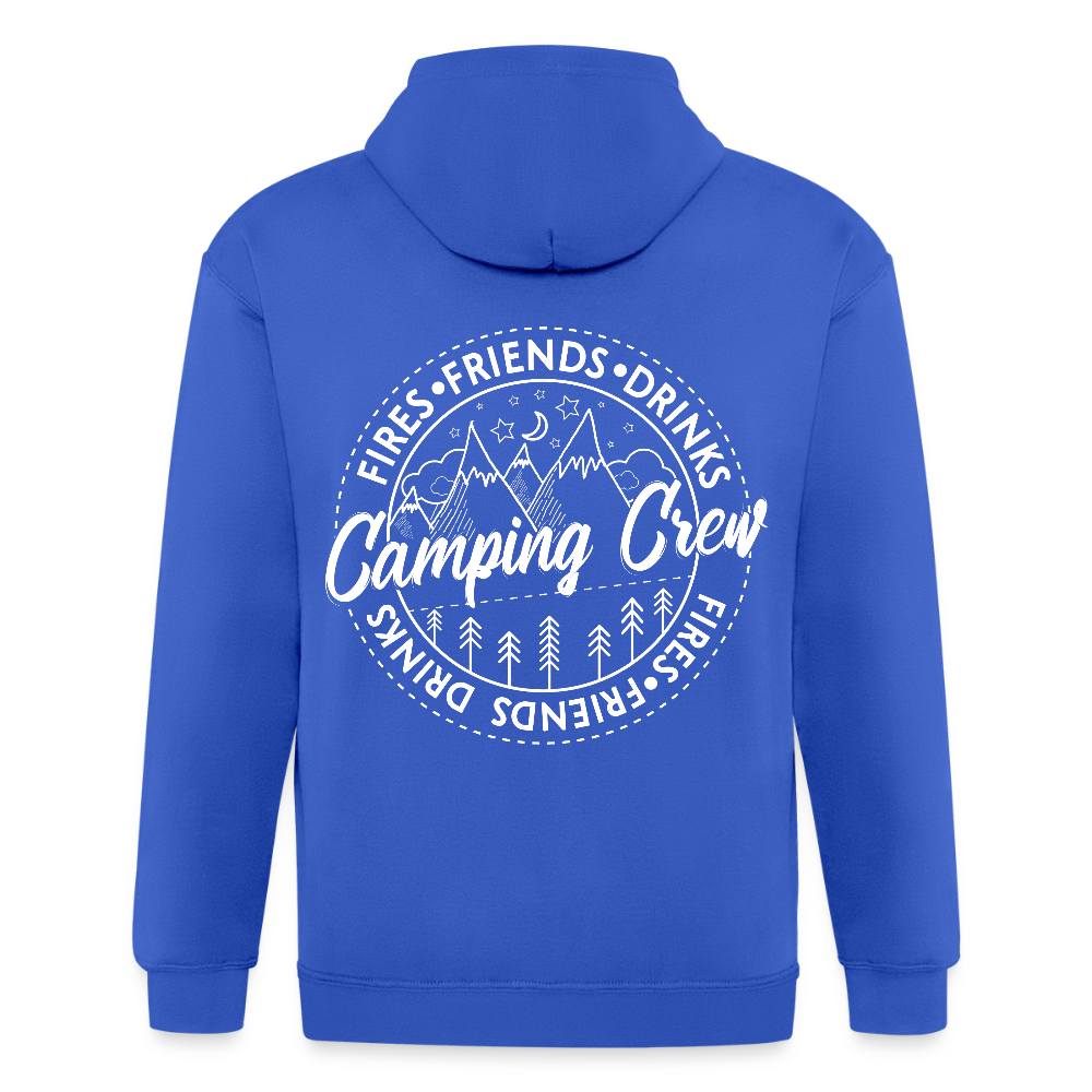 Unisex Heavyweight Hooded Jacket - royal blue