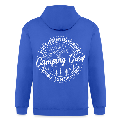 Unisex Heavyweight Hooded Jacket - royal blue
