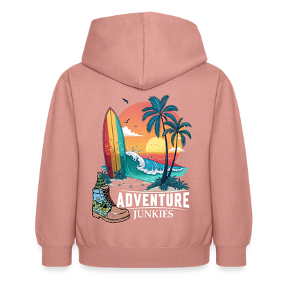 Children's  Unisex Hoodie - dusky rose