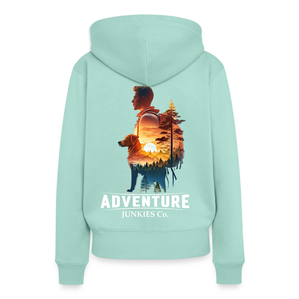 Women’s Premium Hiking /Walking Hoodie - mint 