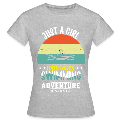 Women's Water Adventure T-Shirt - heather grey