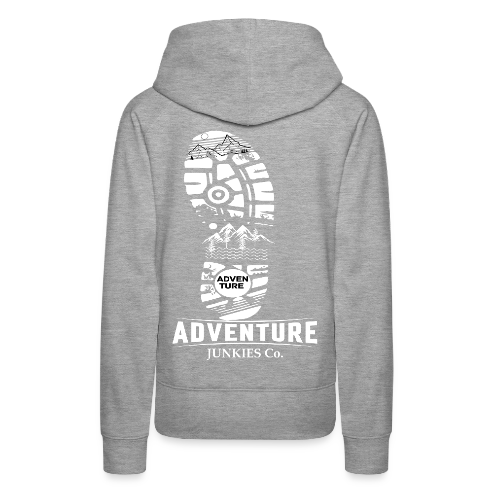 Women’s Premium Hiking/Walking Hoodie - heather grey