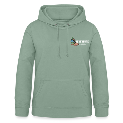 Women's Hoodie Water Adventures - steel green