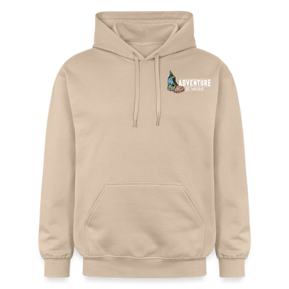 Adult  Unisex  Midweight Hoodie  {Customise Breed & Paw} - sand