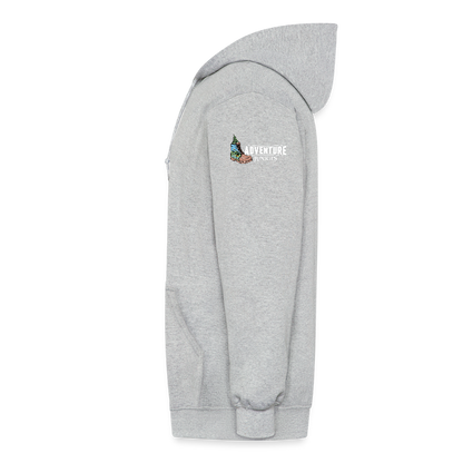 Adult Unisex Heavyweight Hooded Jacket - heather grey