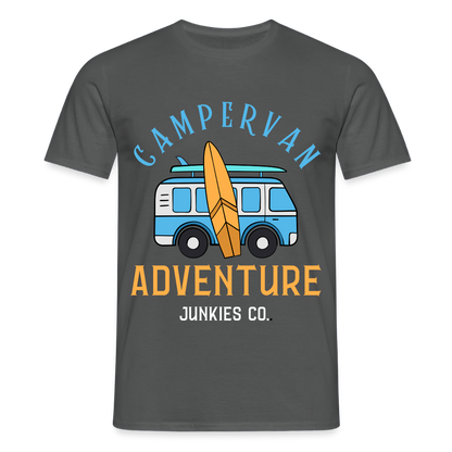 Men's Camping T-Shirt - charcoal grey