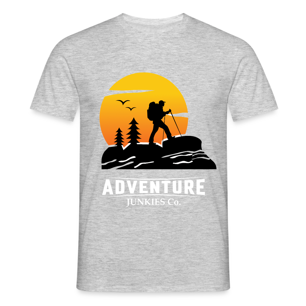 Men's Hiking & Walking T-Shirt - heather grey
