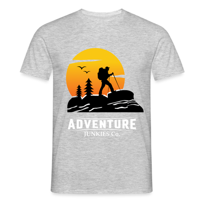 Men's Hiking & Walking T-Shirt - heather grey