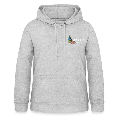 Women's Hoodie Water Adventures - light heather grey