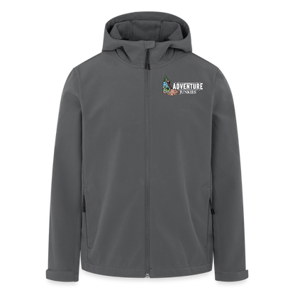 Unisex Recycled Softshell Jacket THE DISCOVERER!! - anthracite