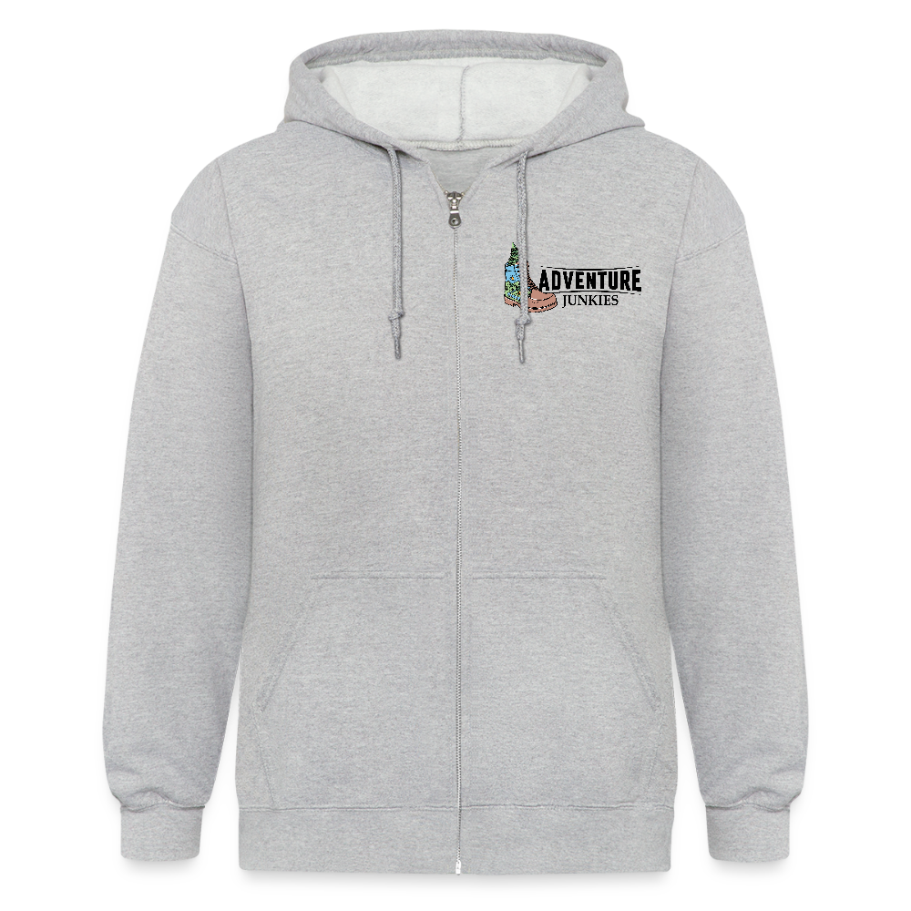 Adult Unisex Heavyweight Hooded Jacket - heather grey
