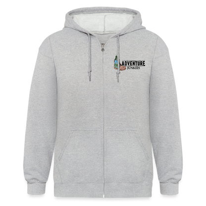 Adult Unisex Heavyweight Hooded Jacket - heather grey