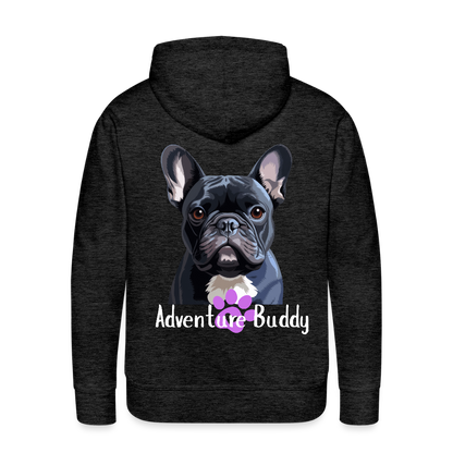 Men’s Premium Pet Girl  Hoodie - charcoal grey