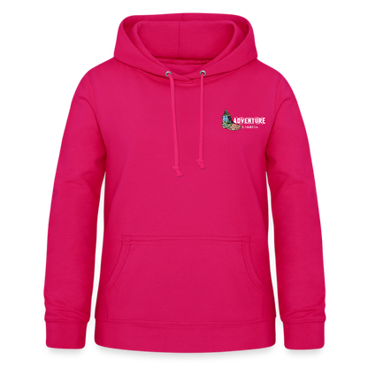 Women's Hoodie Water Adventures - dark pink