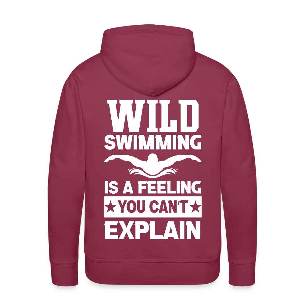 Men’s Premium Water Fun  Hoodie - bordeaux