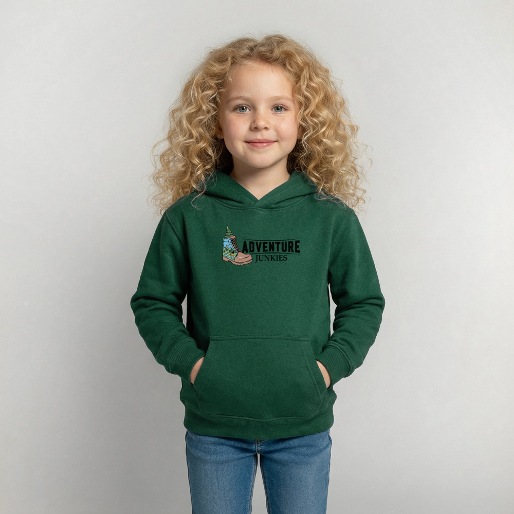 Children's  Unisex Hoodie - bottle green