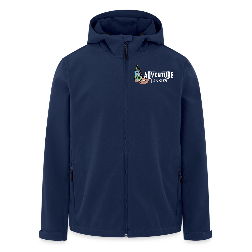 Unisex Recycled Softshell Jacket DISCOVERER - navy