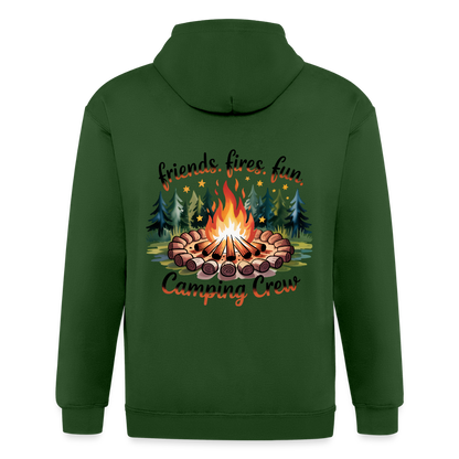 Unisex Heavyweight Hooded Jacket - forrest