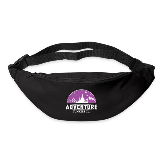 Bum bag Purple Logo - black