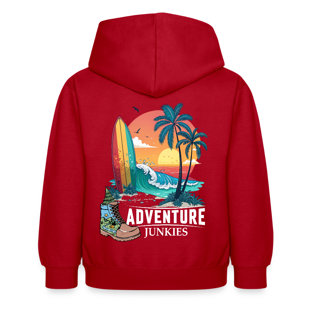 Children's  Unisex Hoodie - red
