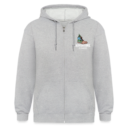 Unisex Heavyweight Hooded Jacket - heather grey