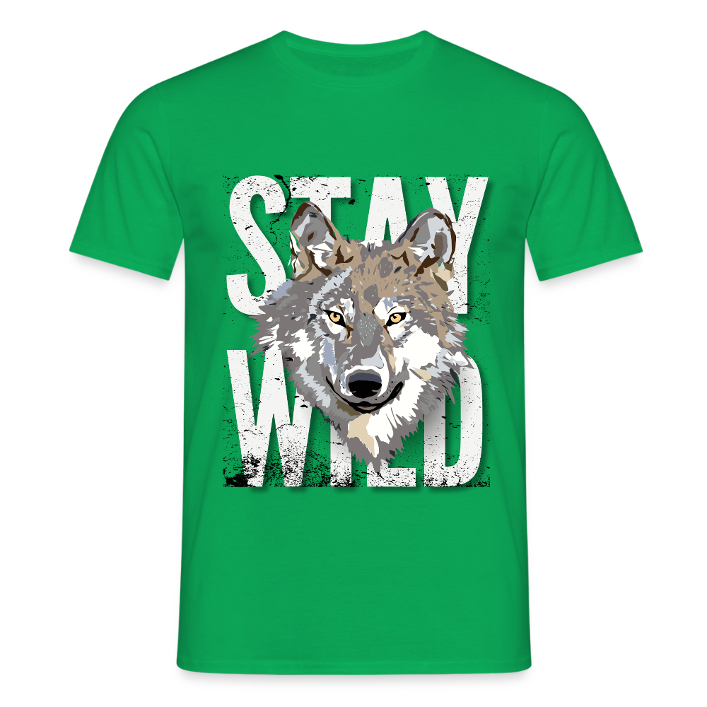 Men's Camping T-Shirt - kelly green