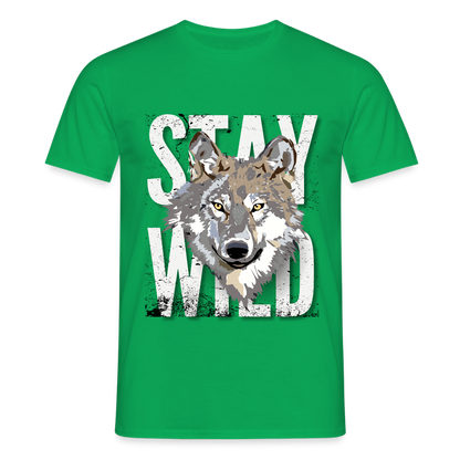 Men's Camping T-Shirt - kelly green