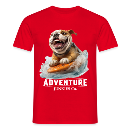 Men's T-Shirt water - red