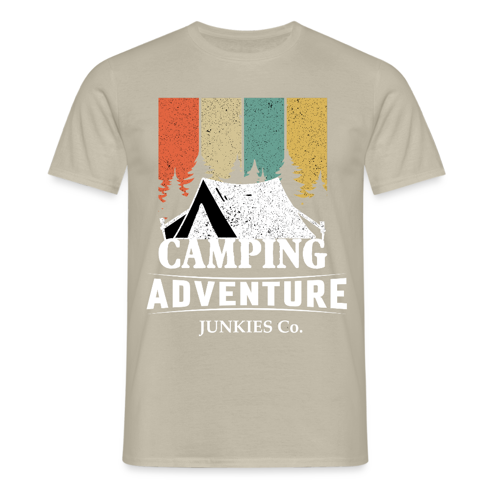Men's Camping  T-Shirt - sand beige