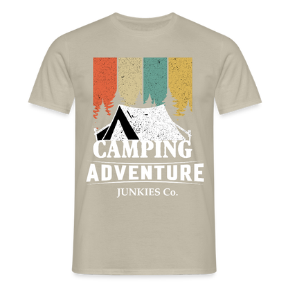 Men's Camping  T-Shirt - sand beige
