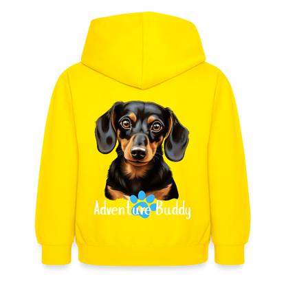 Children's Unisex Hoodie  {Customise Breed & Paw } - yellow