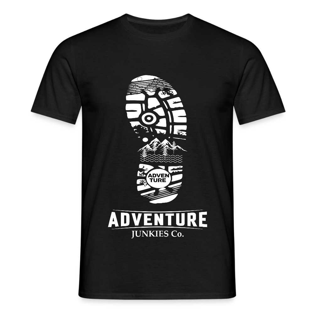 Men's Hiking & Walking T-Shirt - black