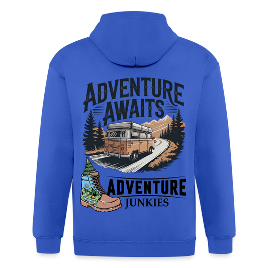 Unisex Heavyweight Hooded Jacket - royal blue