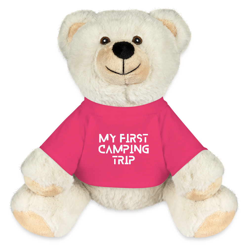 Teddy Bear Cream Pink T shirt - pink