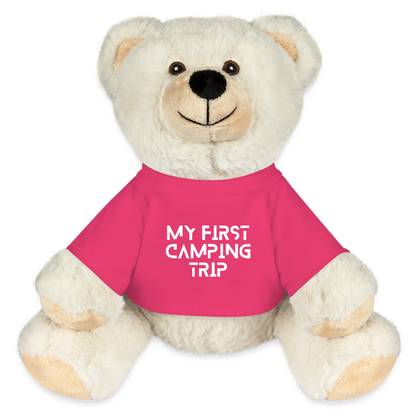 Teddy Bear Cream Pink T shirt - pink