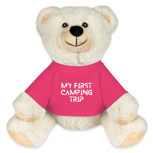 Teddy Bear Cream Pink T shirt - pink